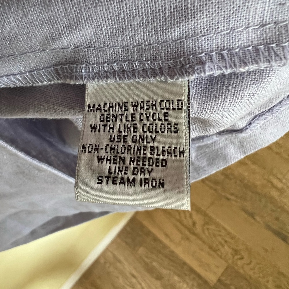 Norton Studio Linen Blouse size L - Picture 5 of 5
